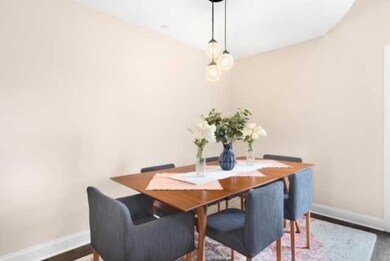 Open concept dining.