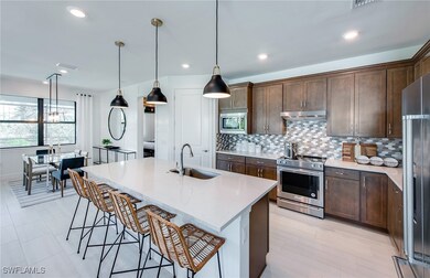Photo is from a furnished model. Options for this