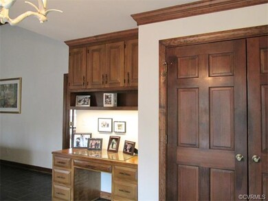 Kitchen with pantry and desk