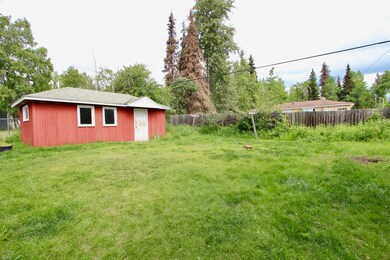 Back yard and shed