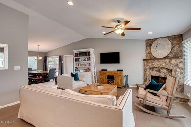 Stunning Stone Fireplace!!
