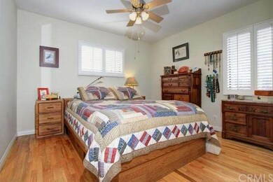 Master bedroom with attached bathroom