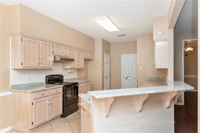 New Granite counters & breakfast bar