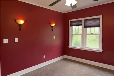 One of two bedrooms on main floor