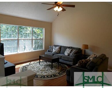 Living Room. Upstairs living room has vaulted ceil