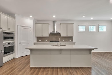Oversized Kitchen Island with bar seating