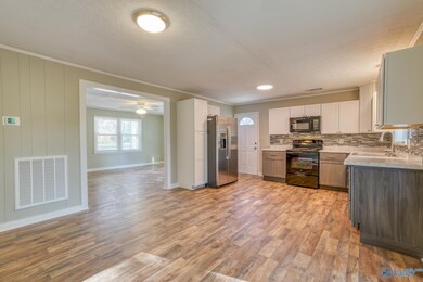 Wood floors throughout