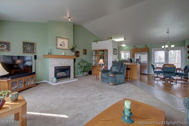 Living Room With Gas Fireplace