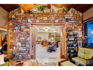 Rock Wall in Sunroom