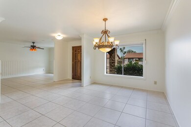 Dining Room Flows into the Living Rm