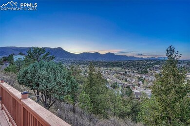 Northwest view from deck, where you can see the Ai