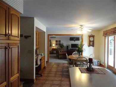 Kitchen View from kitchen to great room - notice t