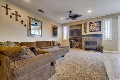 Spacious Family Room with Fireplace