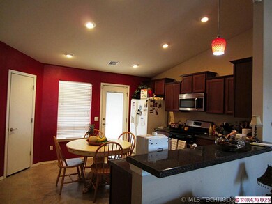 View from Living / Den into Kitchen