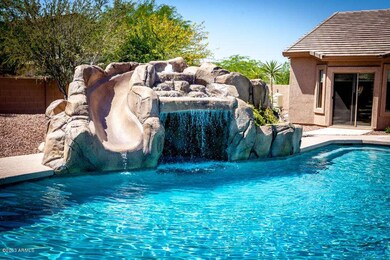 E- Water Feature, Slide, and Cave
