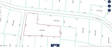 CORNER LOT 209TH CT DIMENSIONS PER COUNTY PROP APPRAISER