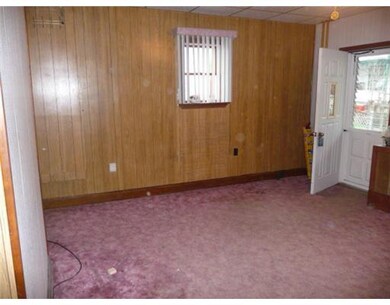 Living Room. Updated front door