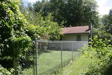 Fenced area with access from back door