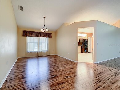 Dining room and entry to kitchen