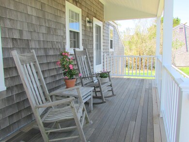 Covered porch.