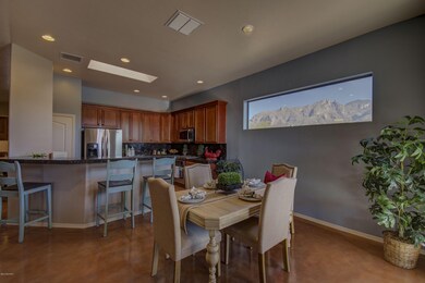 Dining area and breakfast bar