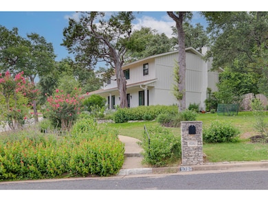 View of front of house with a front lawn