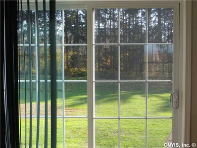 Dining Room View of yard from dining area glass do