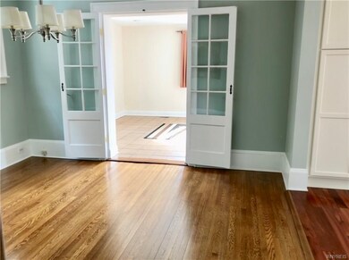 Dining room looking into family room