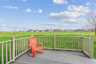 enjoy the view of the golf course from the deck