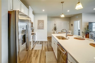 Kitchen featuring appliances with stainless steel