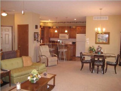 Living Room is Open to Dining & Kitchen