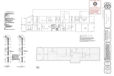 Architectural plans showing the layout.