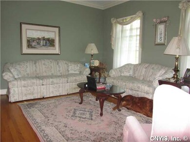 Living Room. Double Glass Panel French Doors as yo