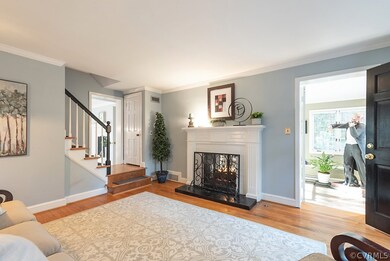 Front staircase.