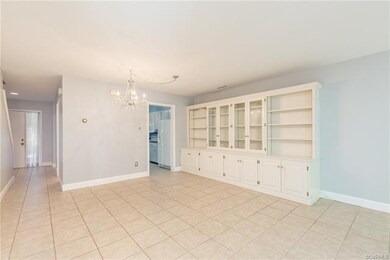 Custom built-ins in the eat in/dining area.