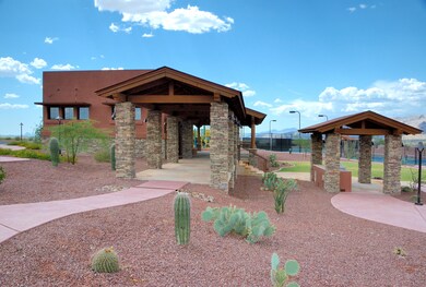 Recreation center BBQ area