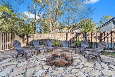 Enjoy cool Texas evenings outside by the fire.