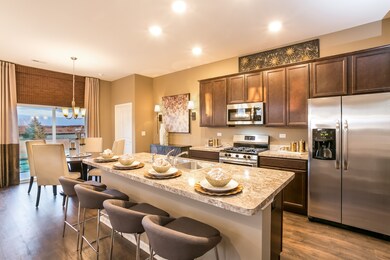 Model home pictured- features, options, and colors