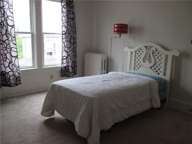 Bedroom of lower unit.