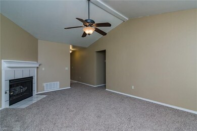 The spacious living room and new carpet are wonder