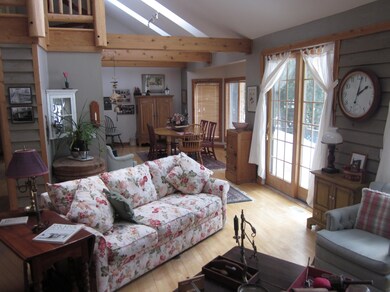 Open living & dining area