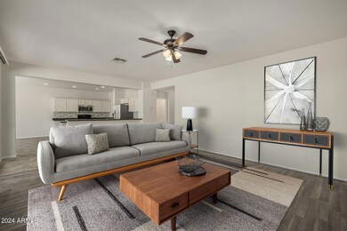 Living Area Virtually Staged