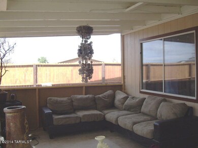 Screened in back porch