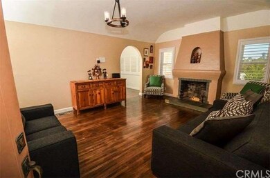 Generous living room with lots of architectural de