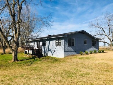 rear of home