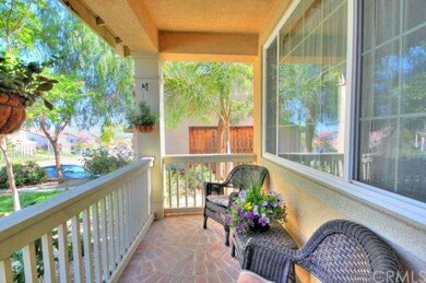Inviting Brick Front Porch
