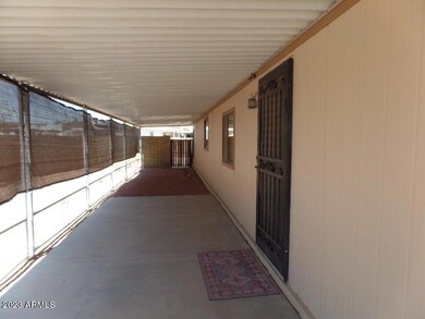 Front door with huge covered porch