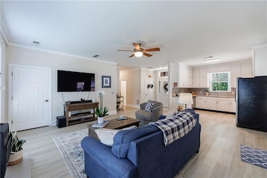 view of open concept kitchen