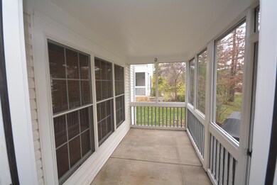 Interior of Screened Porch