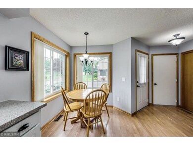 The eat-in kitchen area is a perfect place to dine